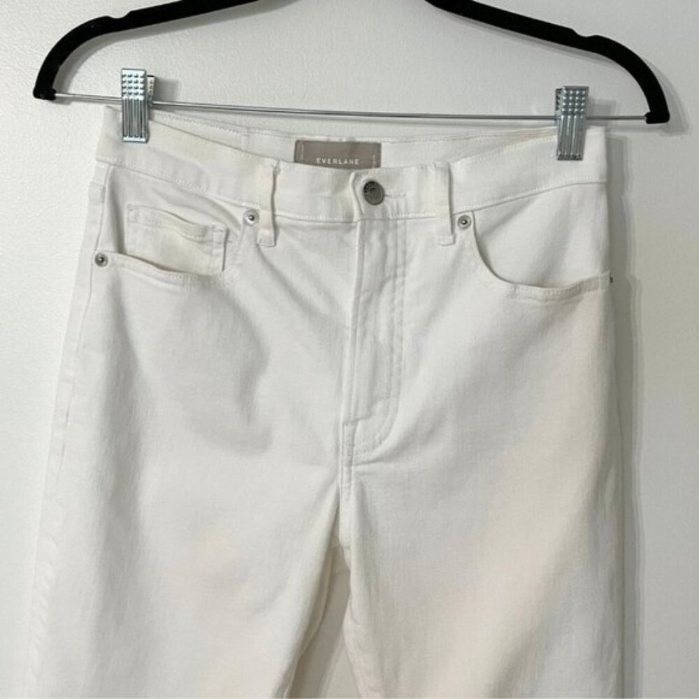 EVERLANE THE HIGH RISE SKINNY JEANS IN BONE WHITE - 27